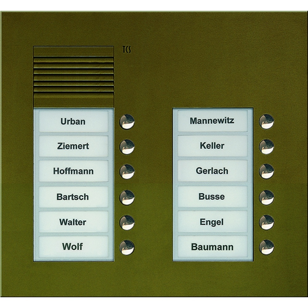 TCS Audio Außenstation PUK12/2-EB