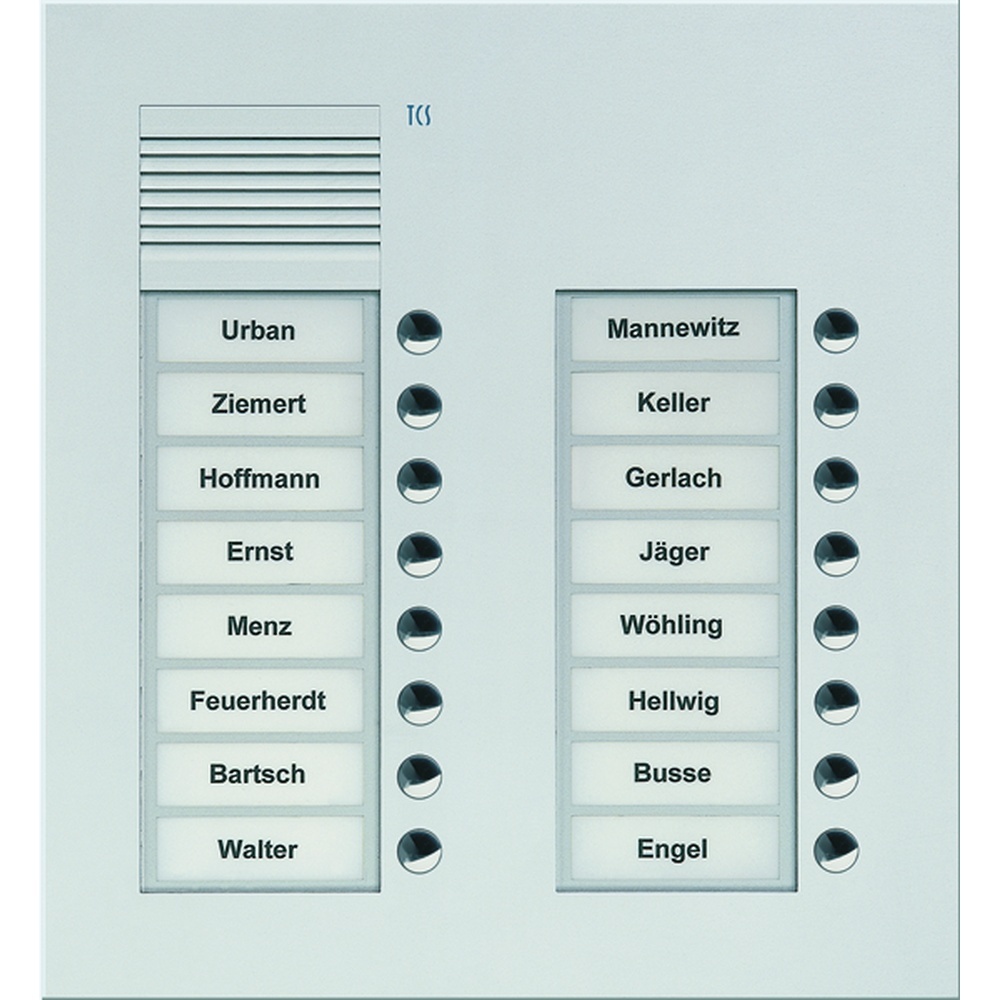 TCS Audio Außenstation PUK16/2-EN