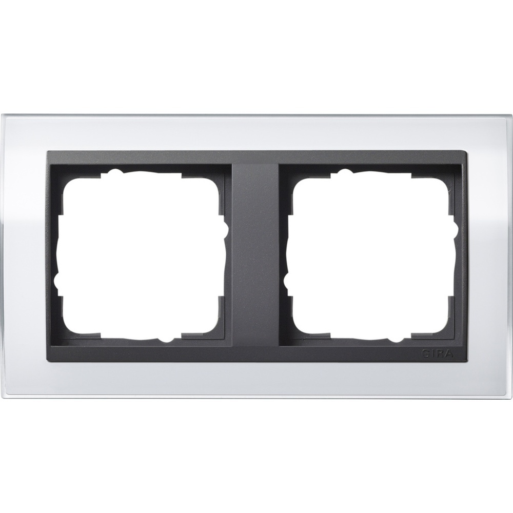 Gira Abdeckrahmen 2fach 0212728