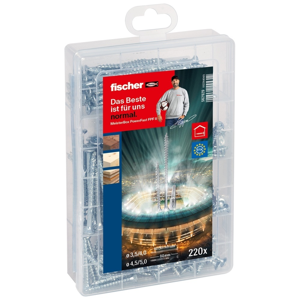 Fischer Meisterbox PowerFast 562929 Typ Profibox Schraube FPF II TX