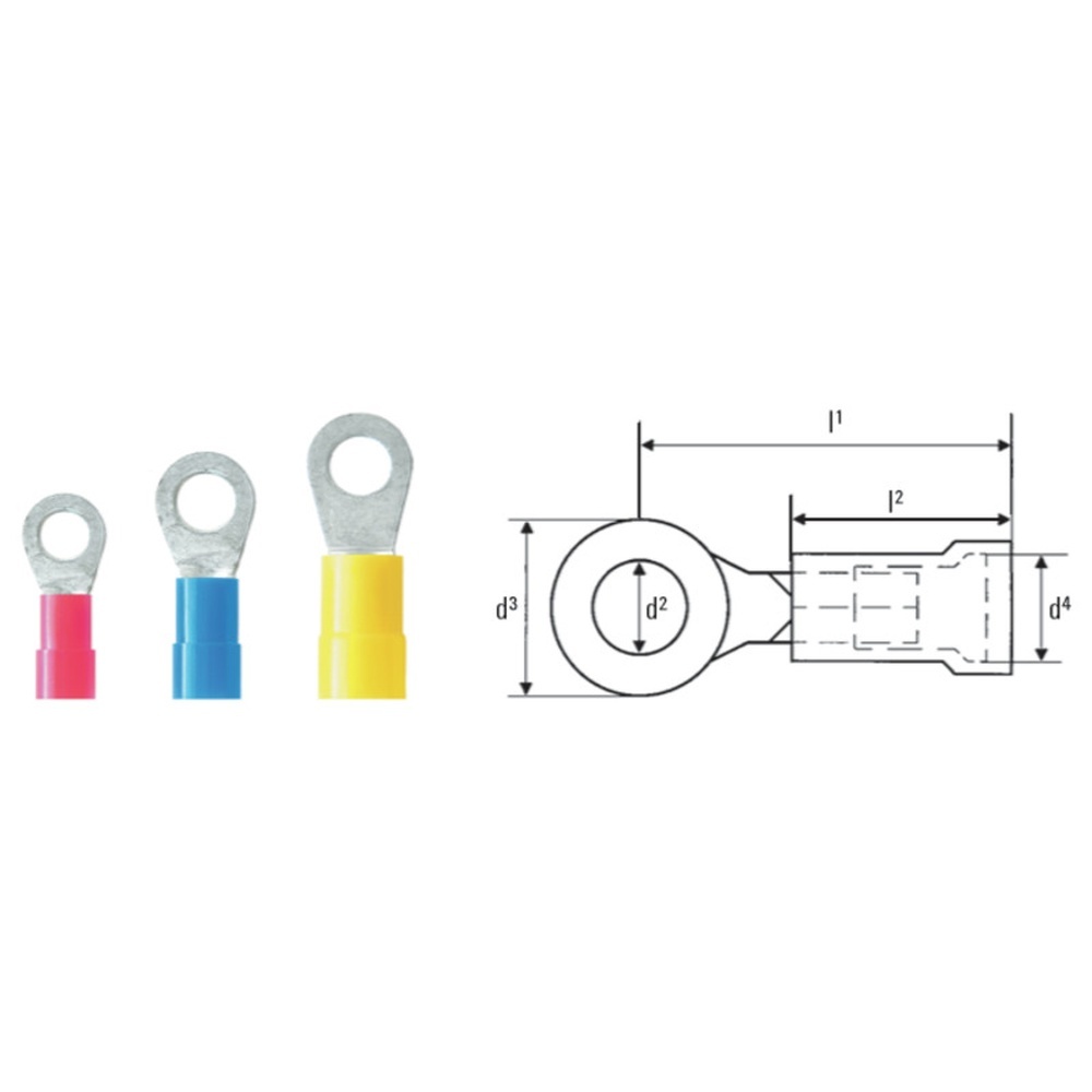 Weidmüller Ringkabelschuh 9200080000 Typ LIR 1,5M3,5 V