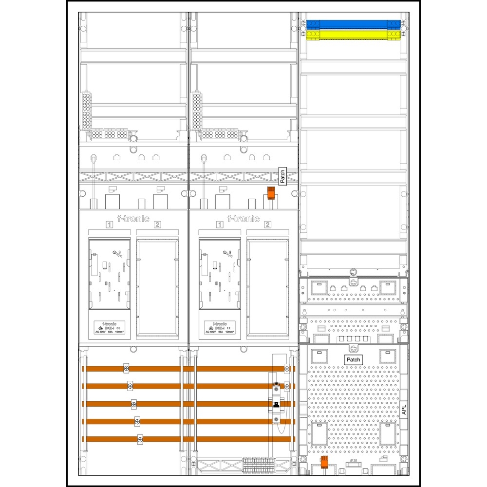 f-tronic Sammelschienenklemmen 7195567 Typ EHZ732APZRFZB10