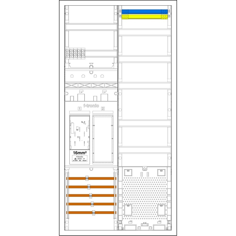 f-tronic Komplettschrank 7195200 Typ EHZ721APZL-16