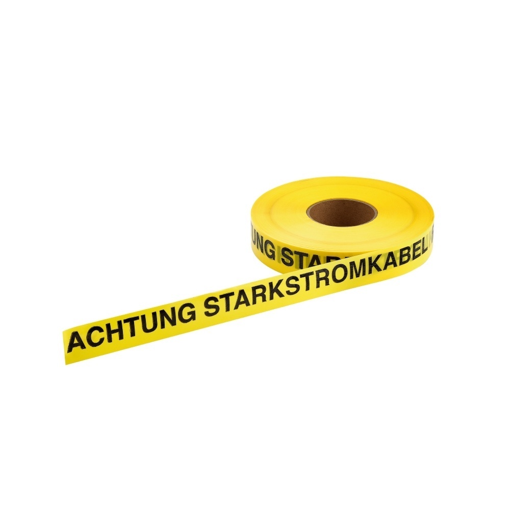 Fränkische Trassenwarnband FTWB gelb 250 m Rolle Nr. 18410000