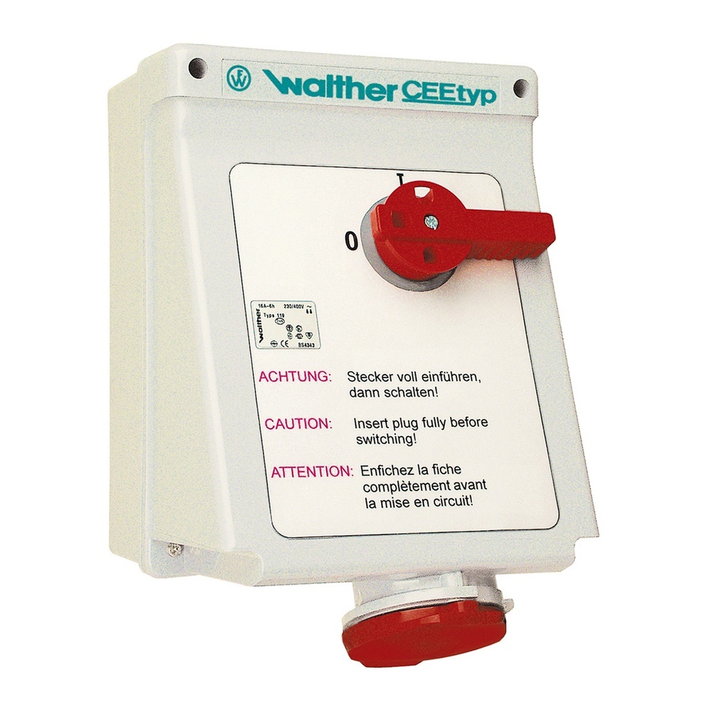 Walther-Werke Wandsteckdose AD130504