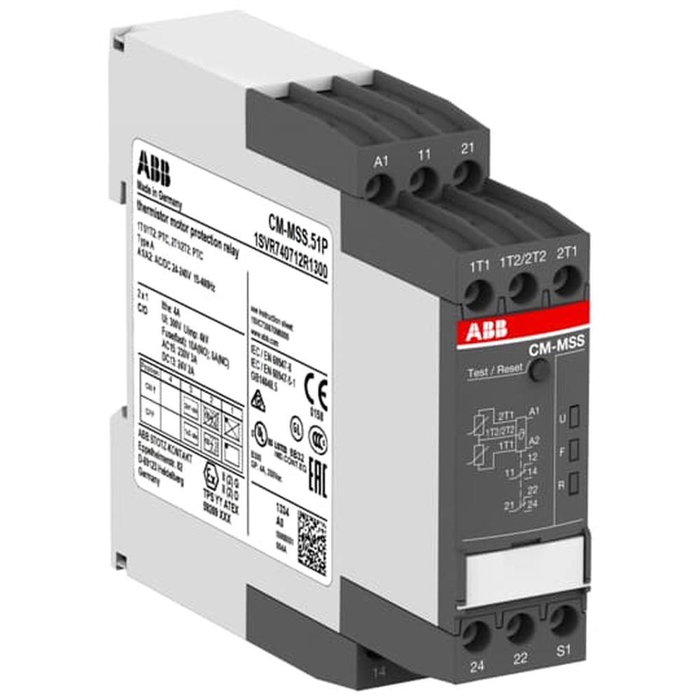 ABB Thermistormotorschutzrelais 1SVR740712R1300 Typ CM-MSS.51P