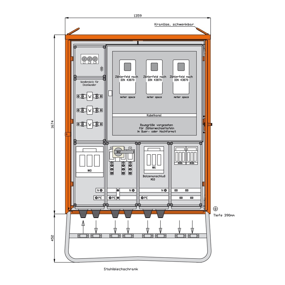 Walther-Werke Anschlussschrank WA0050