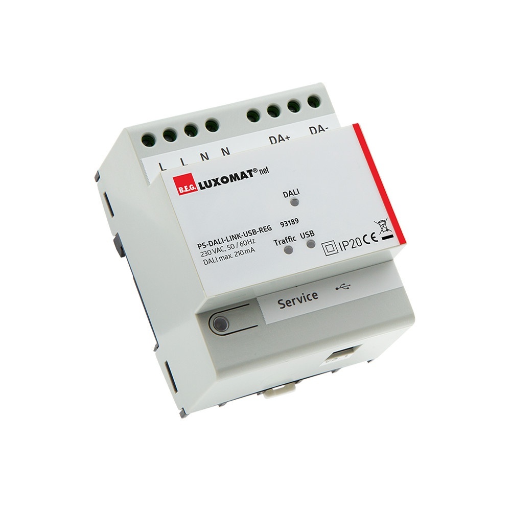 B.E.G. Brück DALI Netzteil 93189 Typ PS-DALILINK-USB-REG