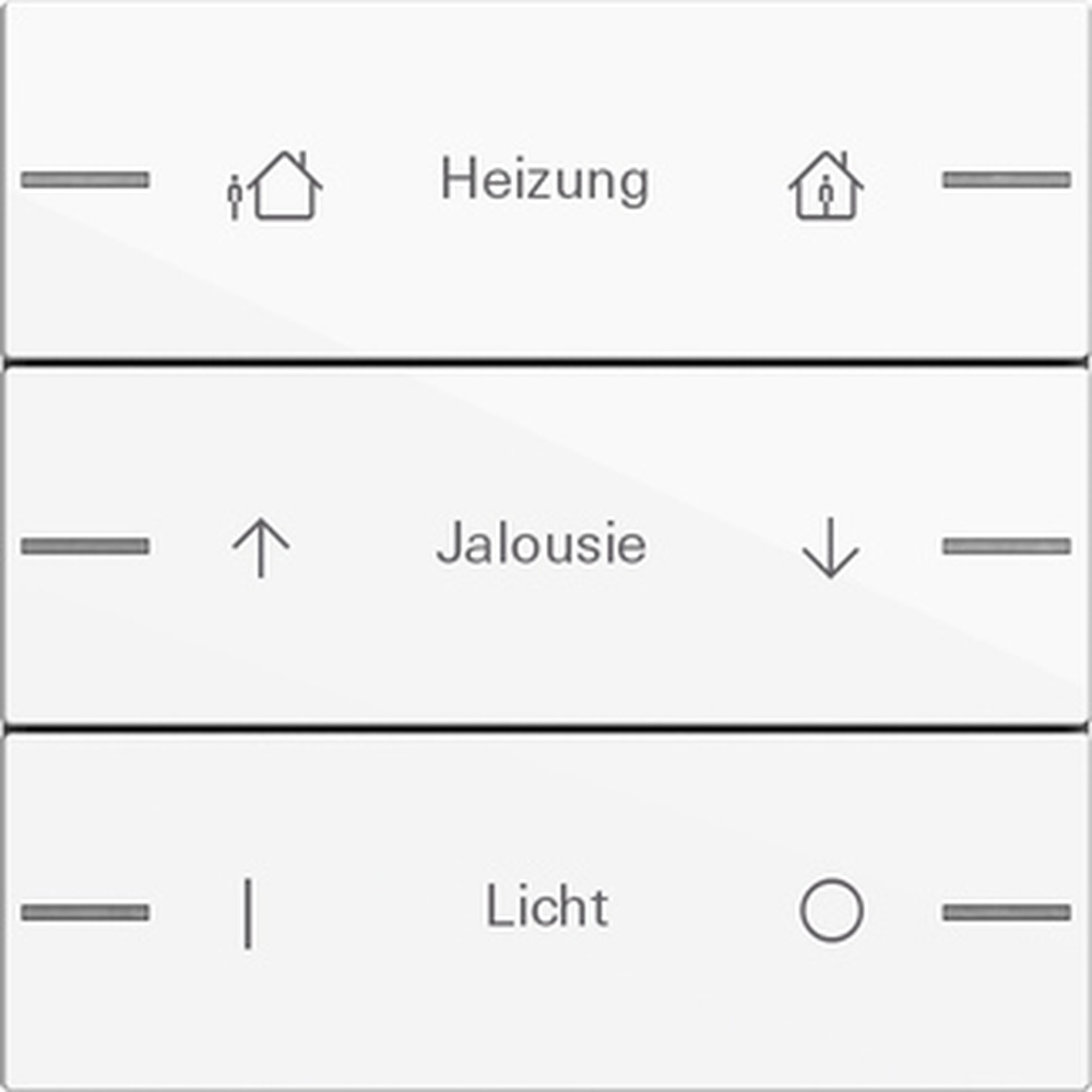 Gira Wippenset 3fach 576303