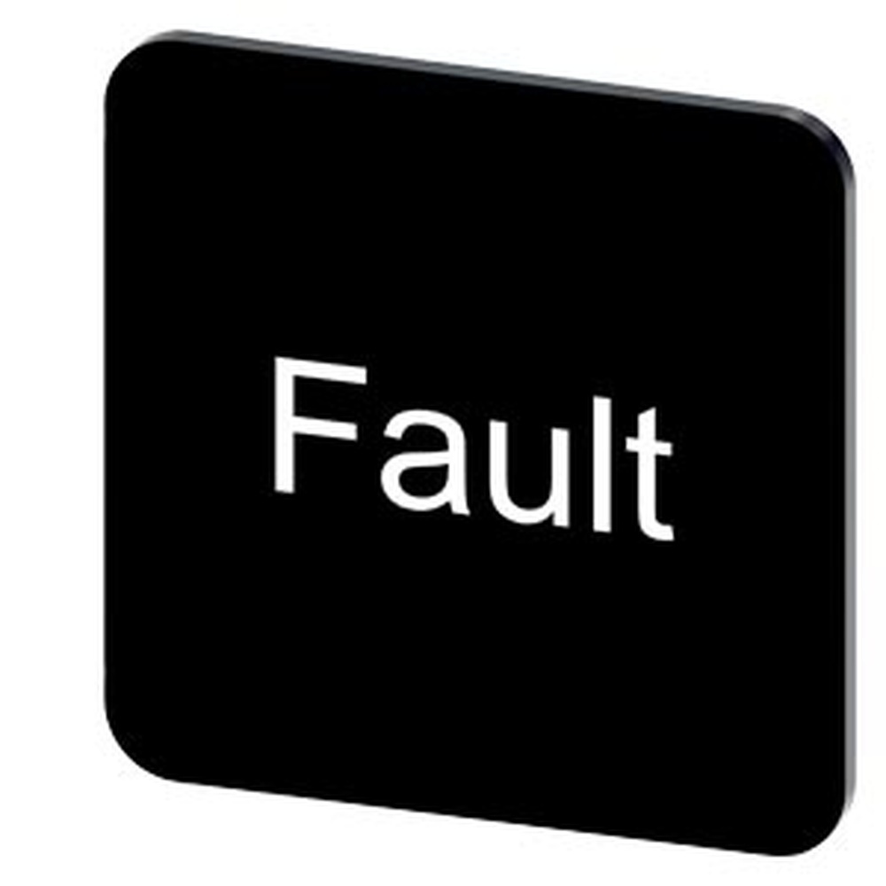 Siemens Bezeichnungsschild 3SU1900-0AF16-0EC0