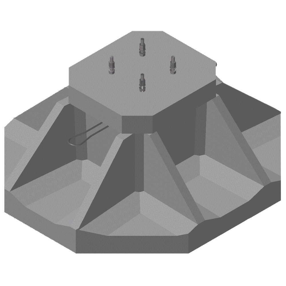 Dehn + Söhne Köcherfundament 103030 Typ KÖFU I TBM FP400