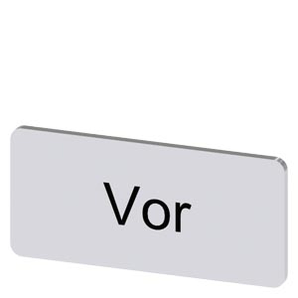 Siemens Bezeichnungsschild 3SU1900-0AC81-0AF0