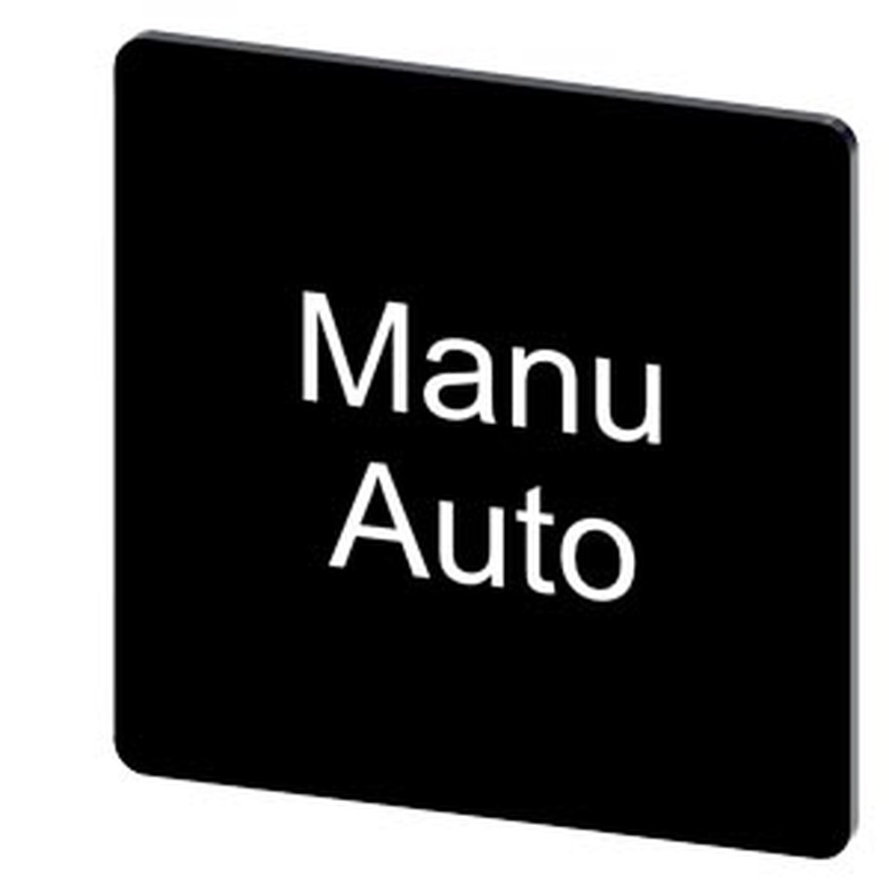 Siemens Bezeichnungsschild 3SU1900-0AE16-0GT0