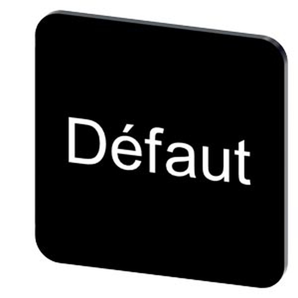 Siemens Bezeichnungsschild 3SU1900-0AF16-0GN0