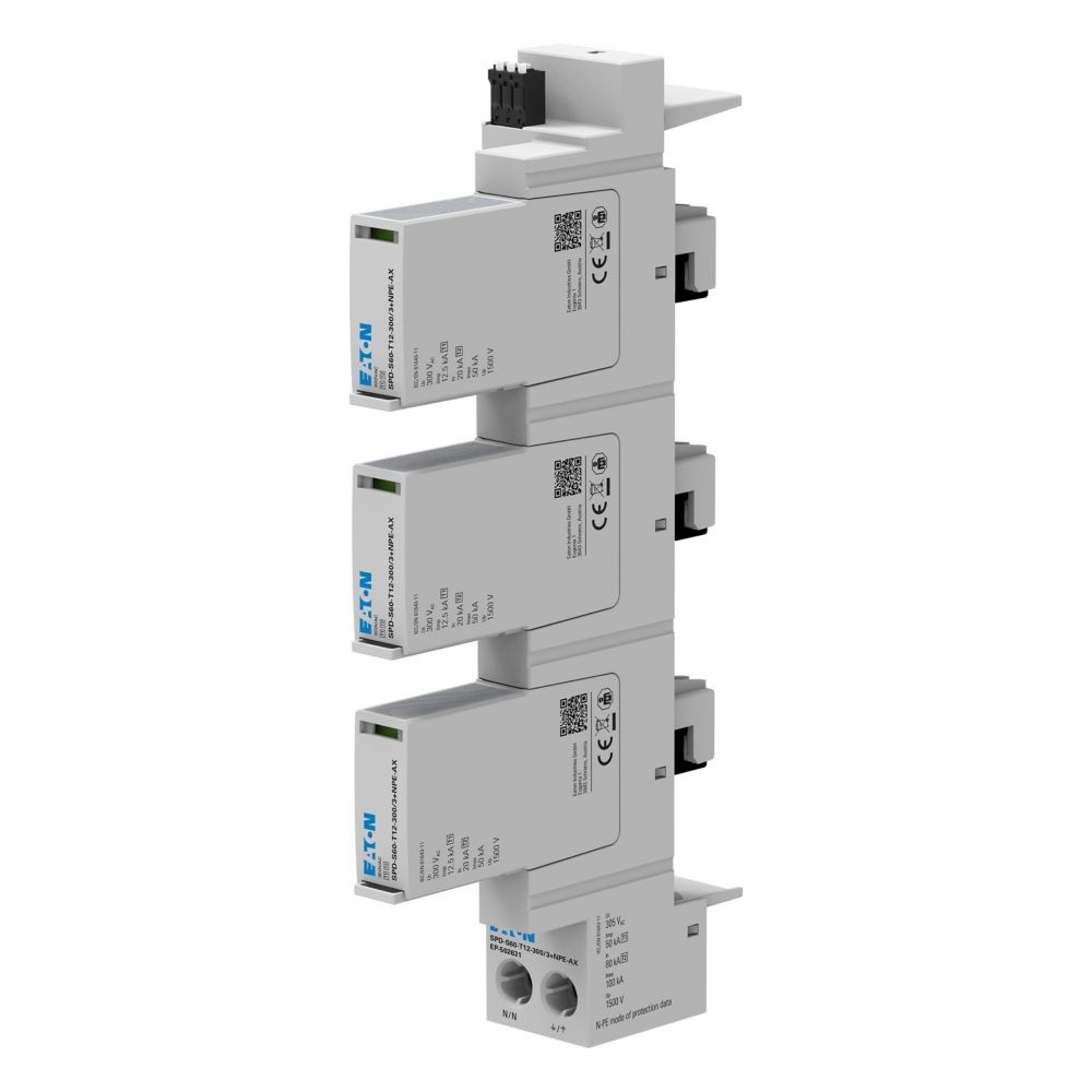Eaton Überspannungsschutzgerät EP-502631 Typ SPD-S60-T12-300/3+NPE-AX