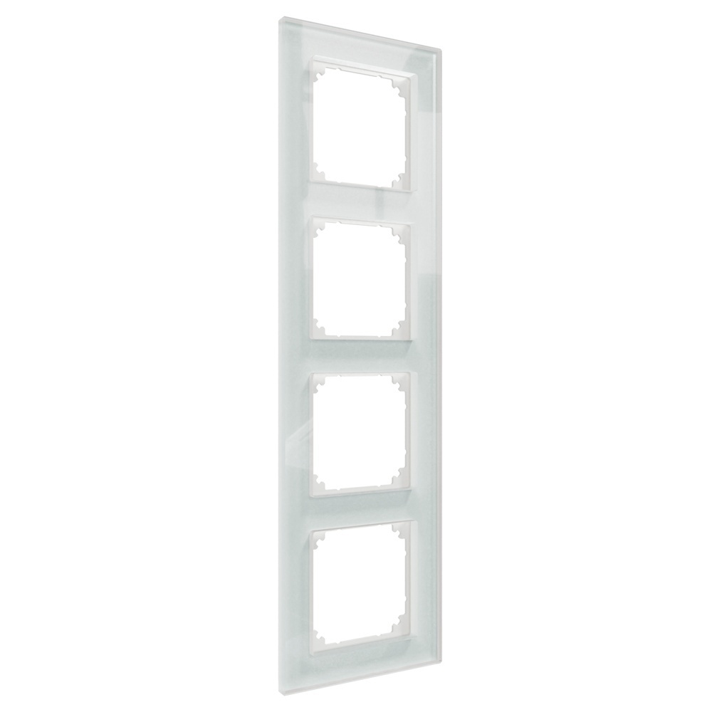 Merten Echtglasrahmen 4fach MEG4040-2320