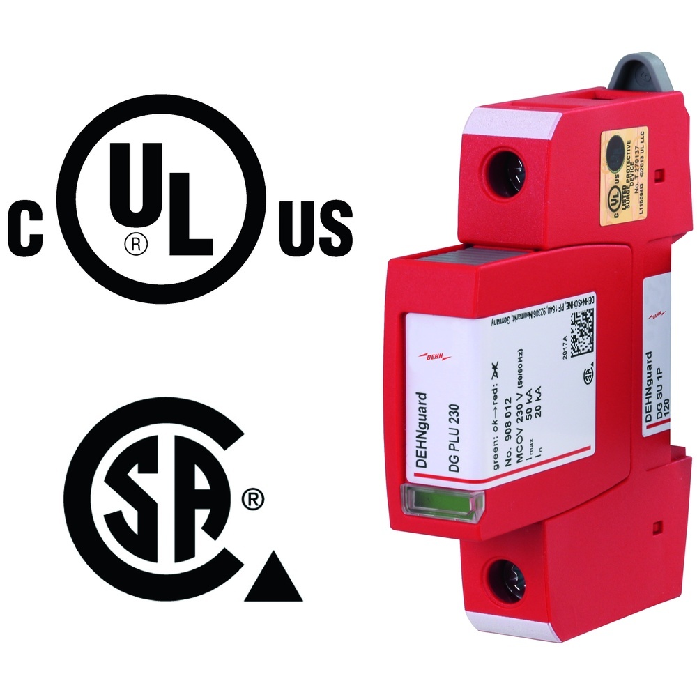 Dehn + Söhne Überspannungsableiter 908070 Typ DG SU 1P 120