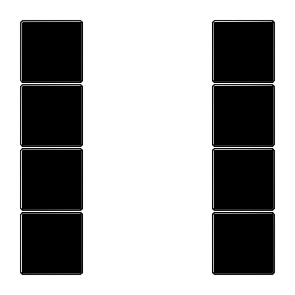 Jung Tastensatz 4fach LS 504 TSA SW