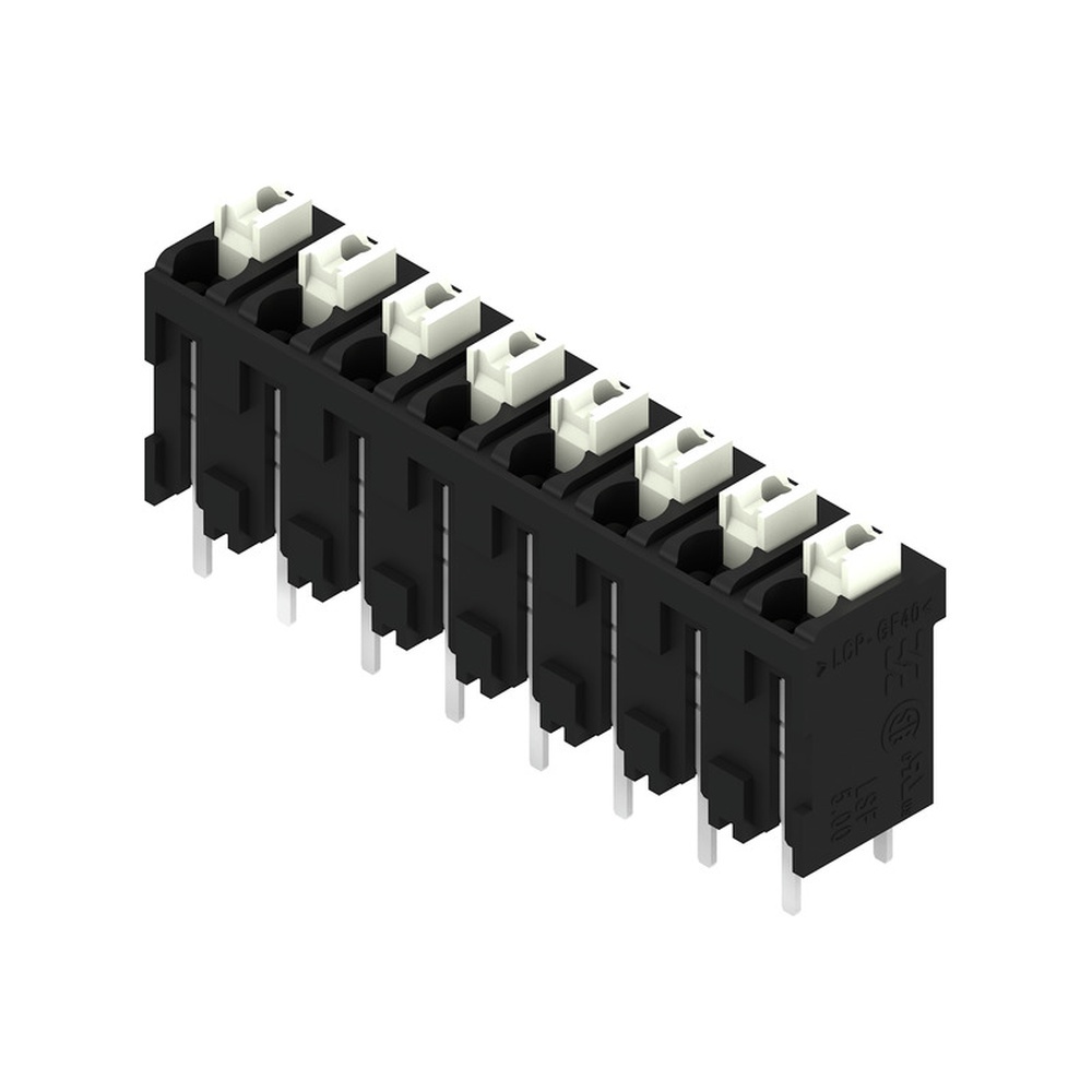 Weidmüller Leiterplattenklemme 1876230000 Typ LSF-SMT 5.00/08/180 3.5SN BK RL