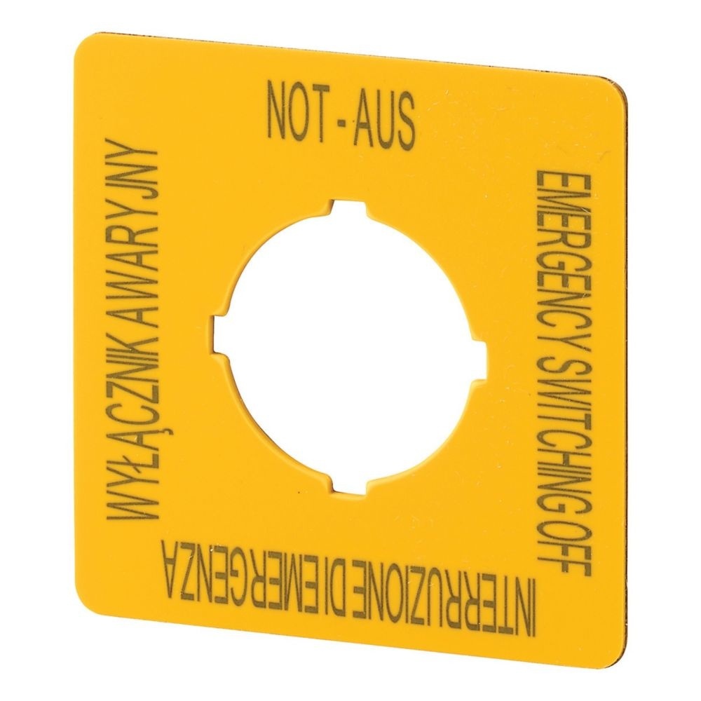 Eaton Schild 167642 Typ M22-XYK15