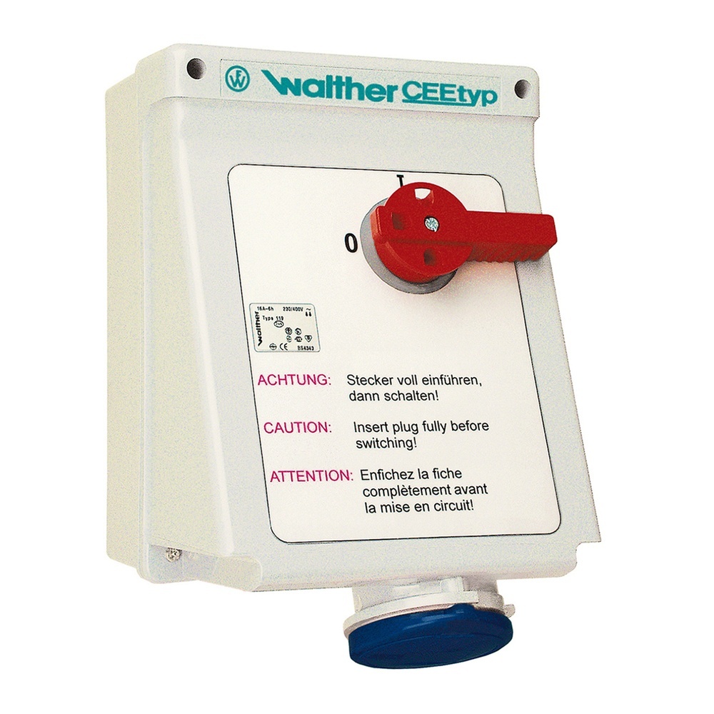 Walther-Werke Wandsteckdose AD130304