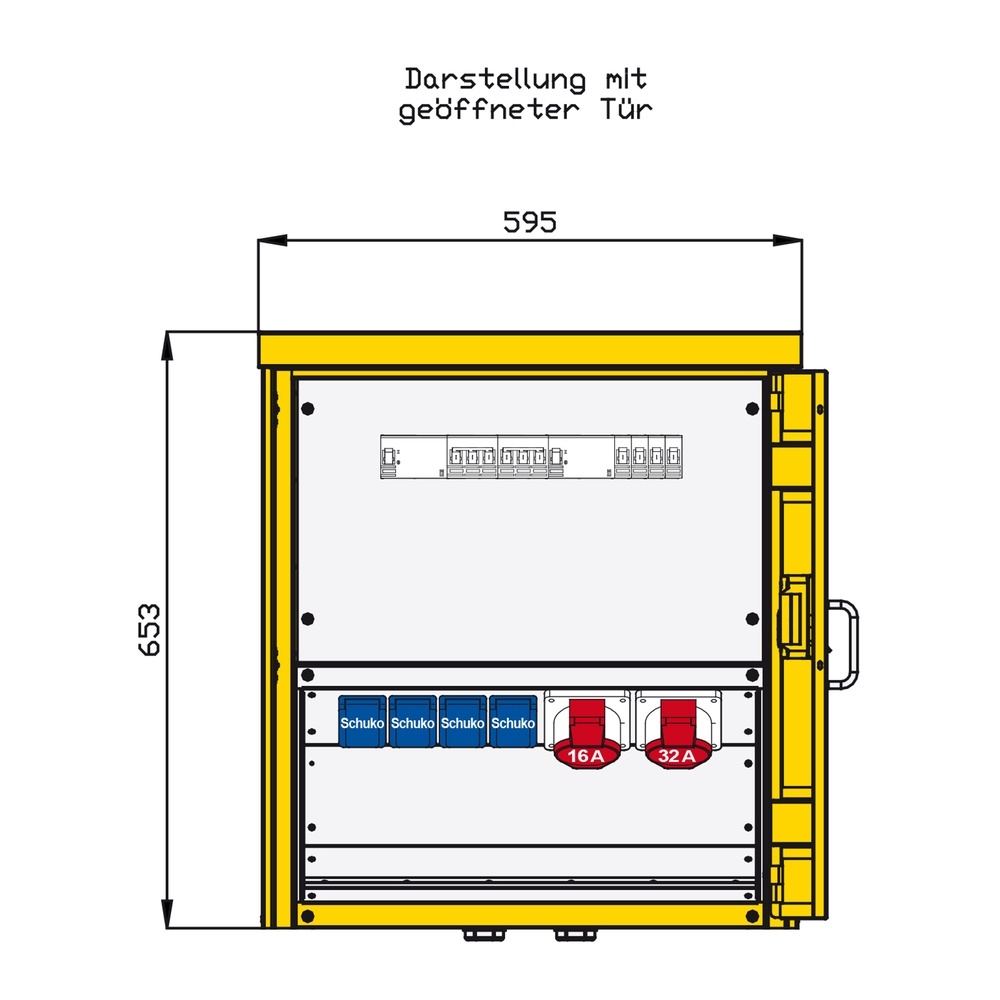 Walther-Werke Aufputzverteiler 8AP59580