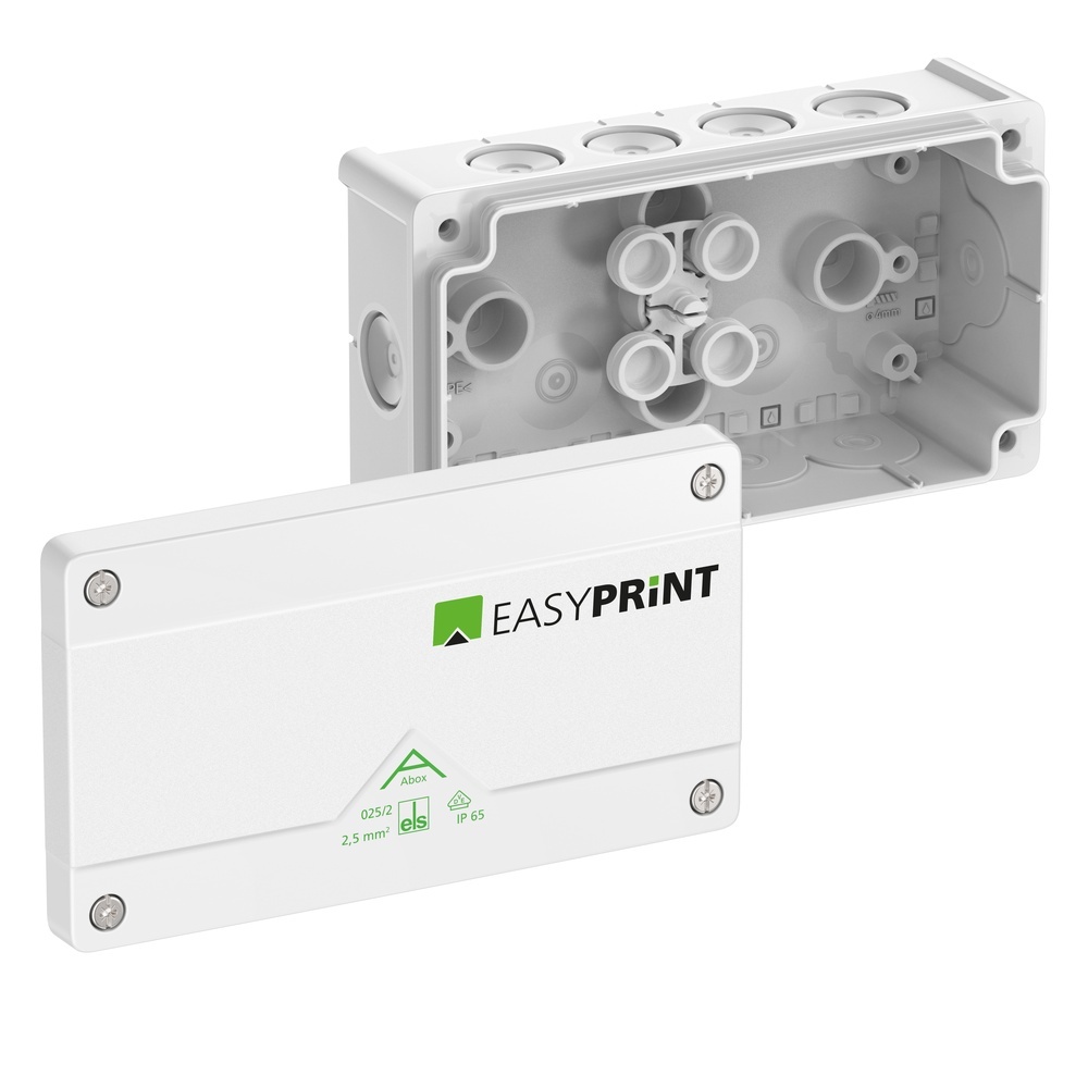Spelsberg Abzweigkasten 802102EP Typ Abox 025/2-L/w EasyPrint