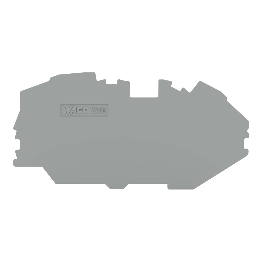 Wago Abschluss und Zwischenplatte 2216-7691