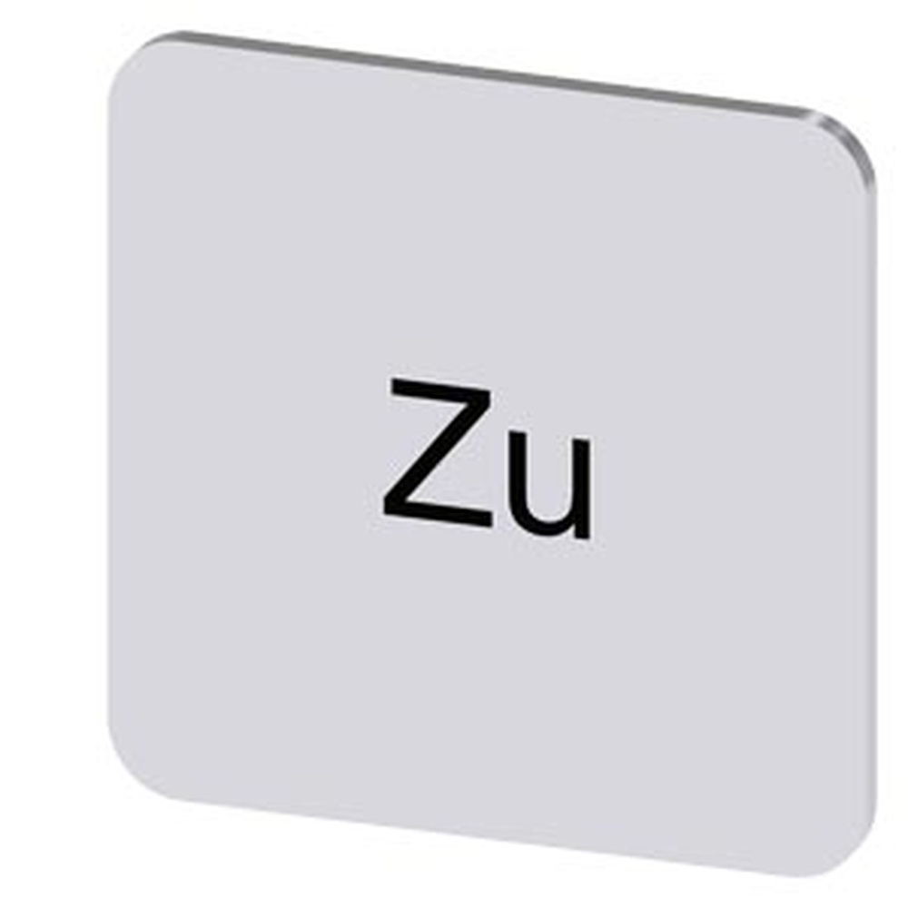 Siemens Bezeichnungsschild 3SU1900-0AF81-0AL0