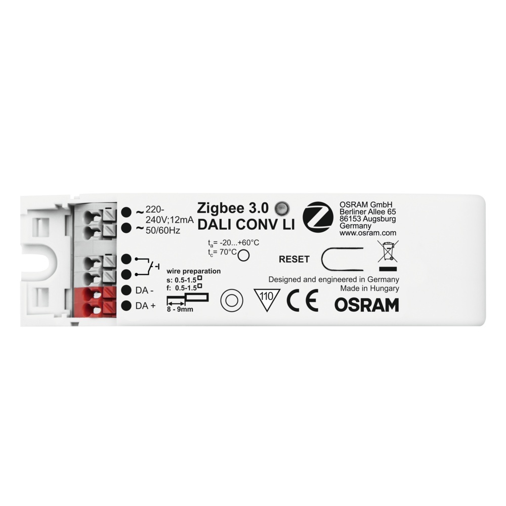 Ledvance Osram Lichtregelsystemkomponente 44776 Typ ZIGBEE-3.0-DALI-CONV-LI-25X1