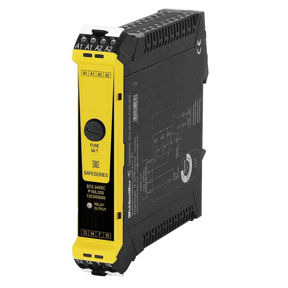Weidmüller Sicherheitsrelais 1303890000 Typ SCS 24VDC P1SIL3DS