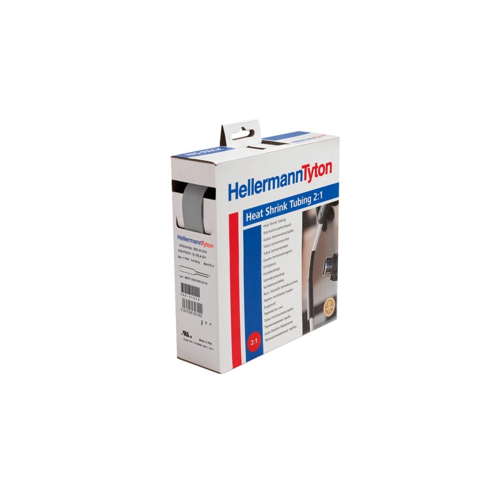 Hellermann Warmschrumpfschlauch 300-30954 Typ HIS-PACK-9.5/4.7 PO-X GY 5