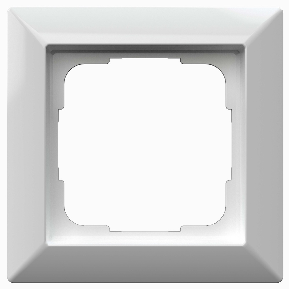 Eberle Abdeckrahmen 007190045001 Typ Abdeckrahmen 55x55 Design A - RAL9010, glzd.