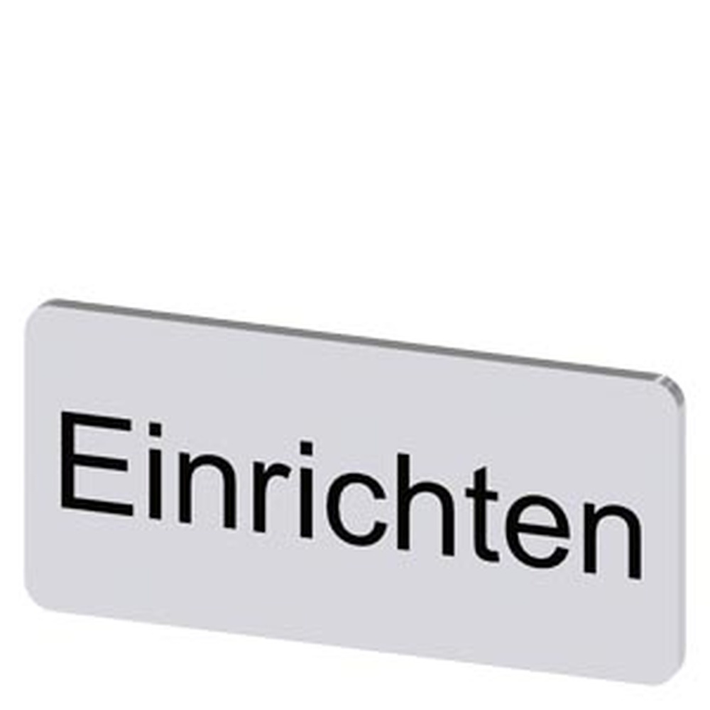 Siemens Bezeichnungsschild 3SU1900-0AC81-0AR0