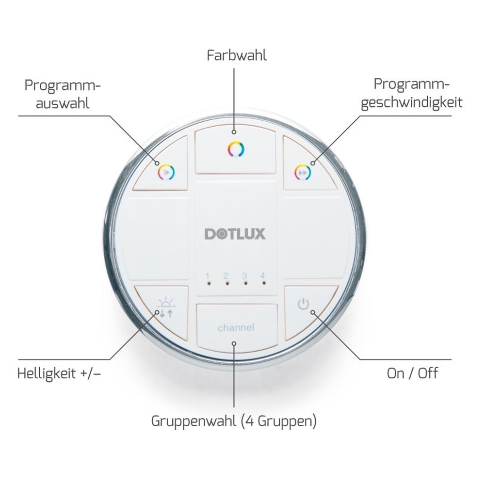 DOTLUX Funkfernbedienung 5006-1