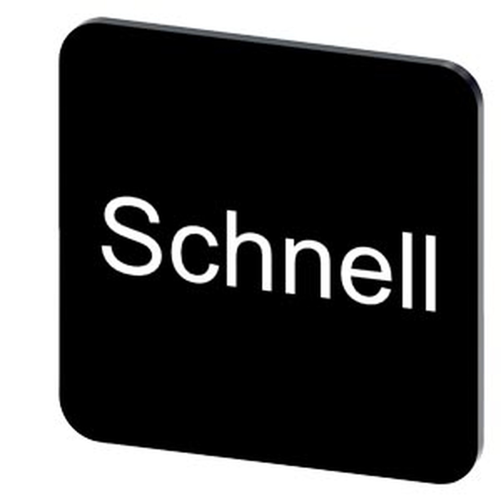 Siemens Bezeichnungsschild 3SU1900-0AF16-0AM0