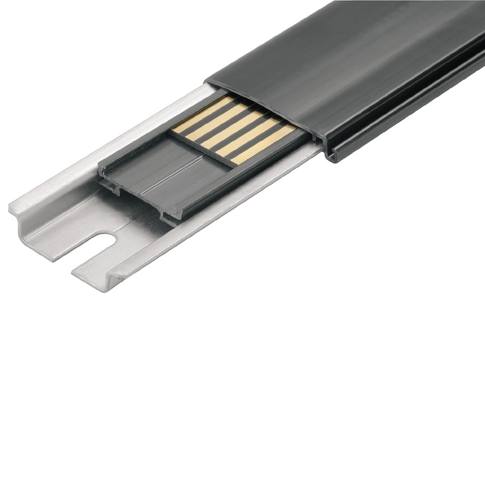 Weidmüller Elektronikgehäuse 1335140000 Typ SET CH20M BUS 250MM TS 35X7.5