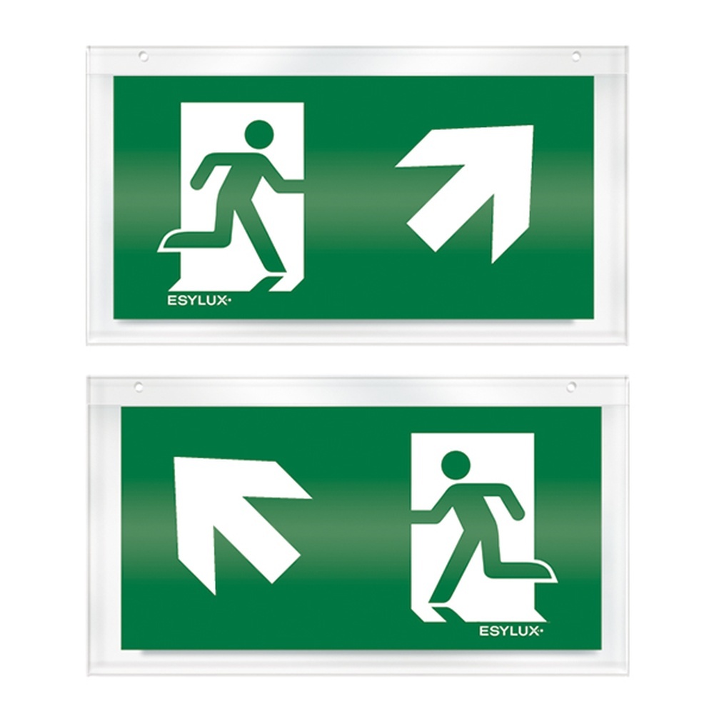 ESYLUX Piktogrammscheibe EN10032523 Typ Piktogramm-Scheibe 32 zweis. o. rechts/o. links