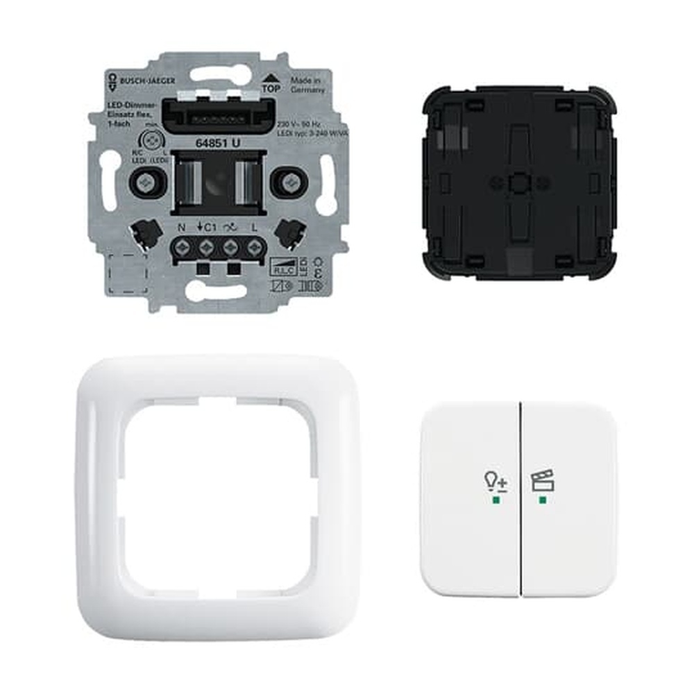 Busch-Jaeger LED Dimmer 62851 UJ-214-WL Nr. 2CKA006200A0290