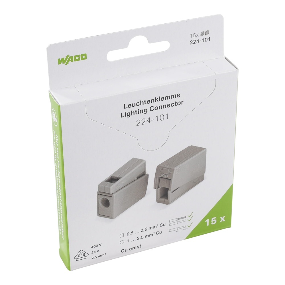 Wago Leuchtenklemme 224-101/995-015