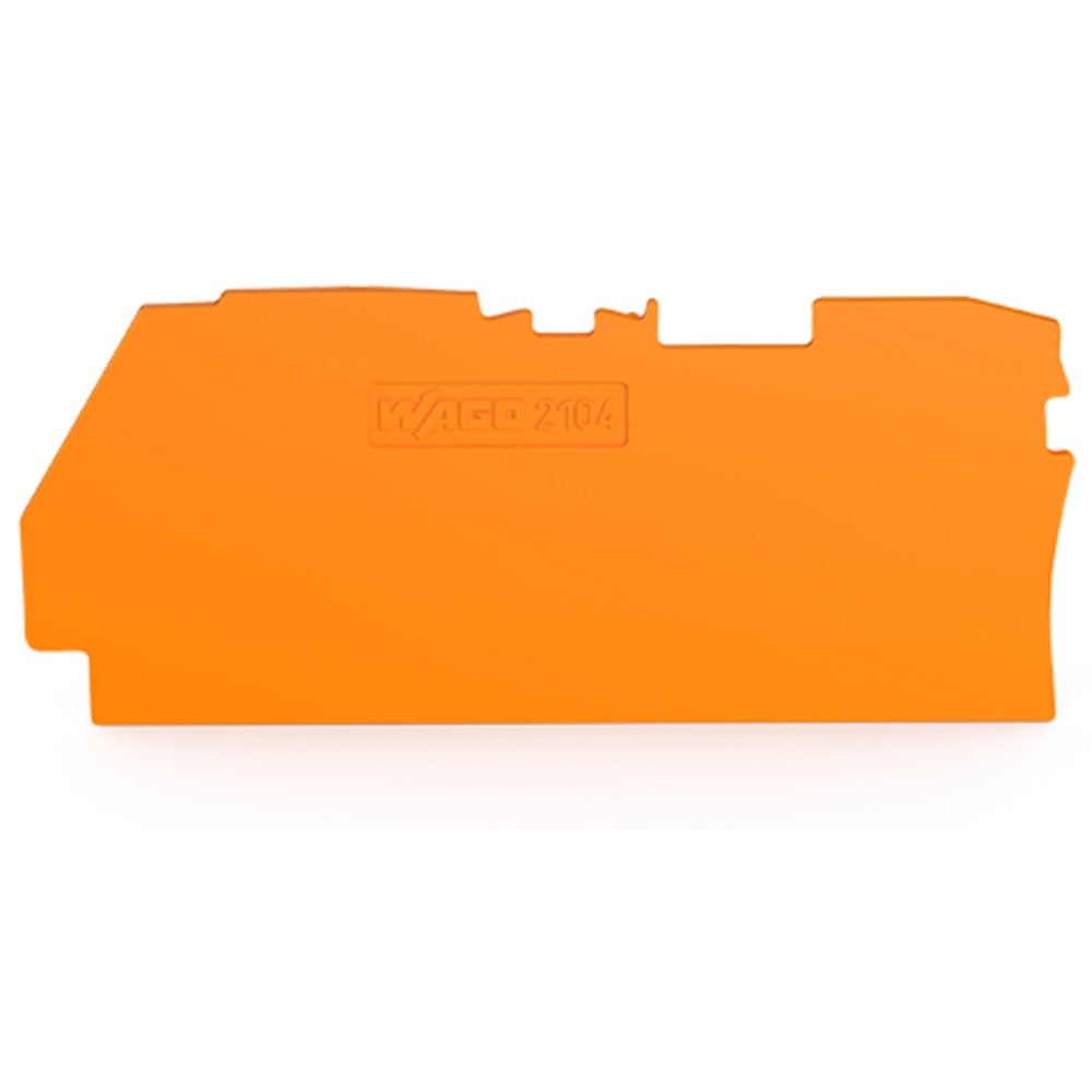 Wago Abschluss und Zwischenplatte 2104-1292