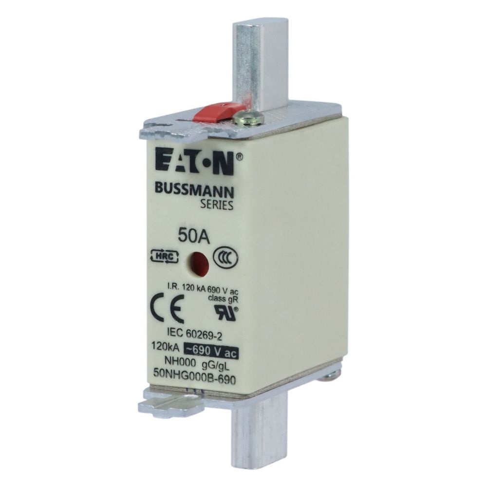 Eaton Sicherungseinsatz 50NHG000B-690 Typ NH FUSE 50A 690V gG SIZE 000