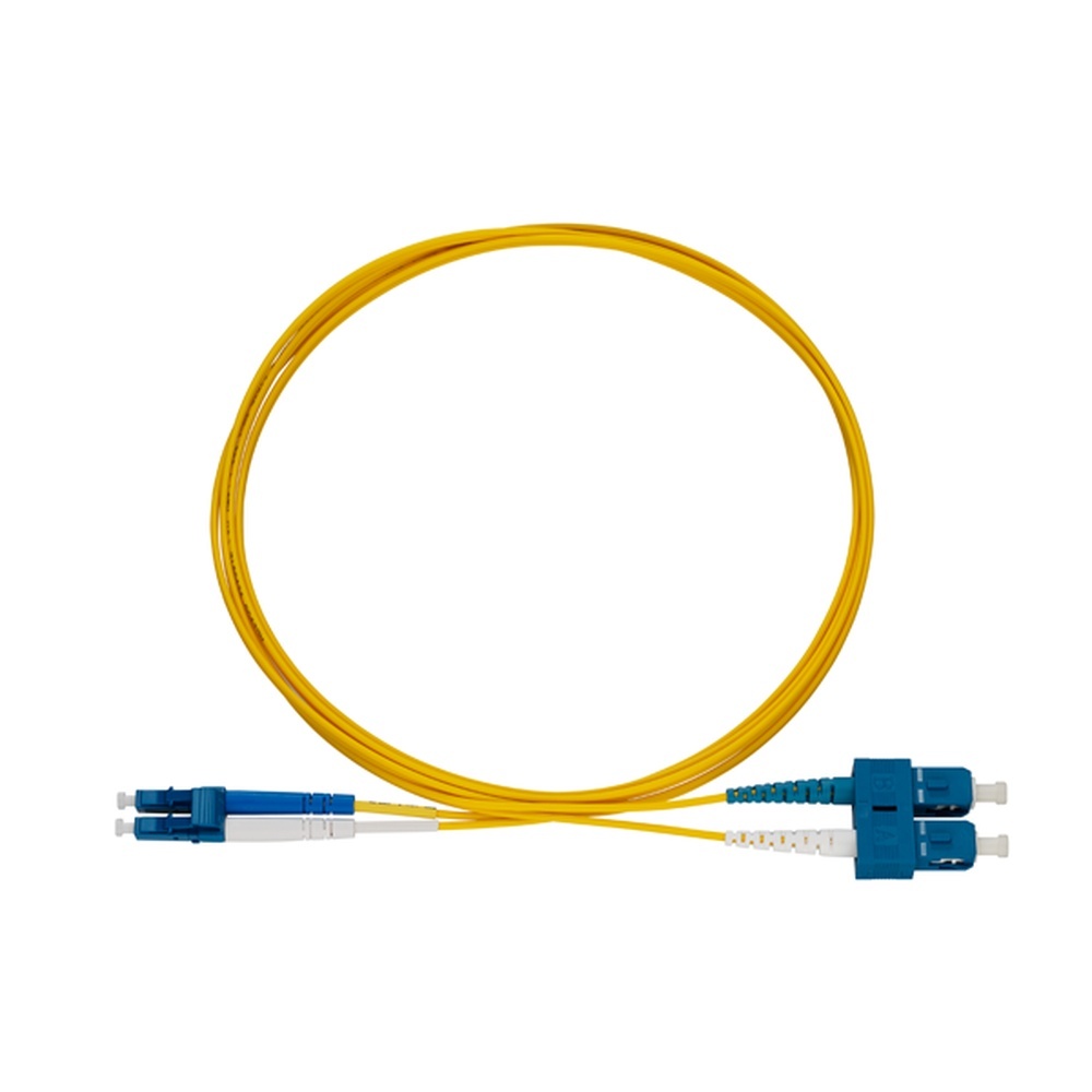 Rutenbeck Patchkabel 228051202 Typ LC-D/SC-D Patchkabel OS2 gelb 2m