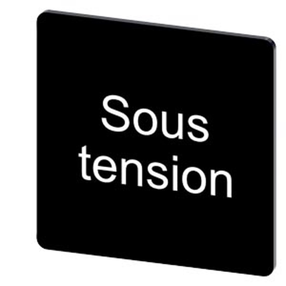 Siemens Bezeichnungsschild 3SU1900-0AE16-0GS0