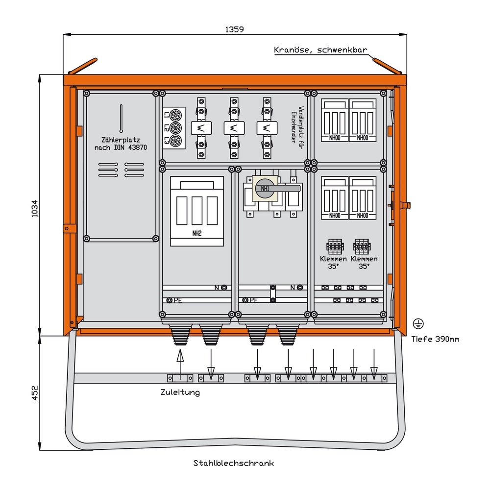 Walther-Werke Anschlussschrank WA0040