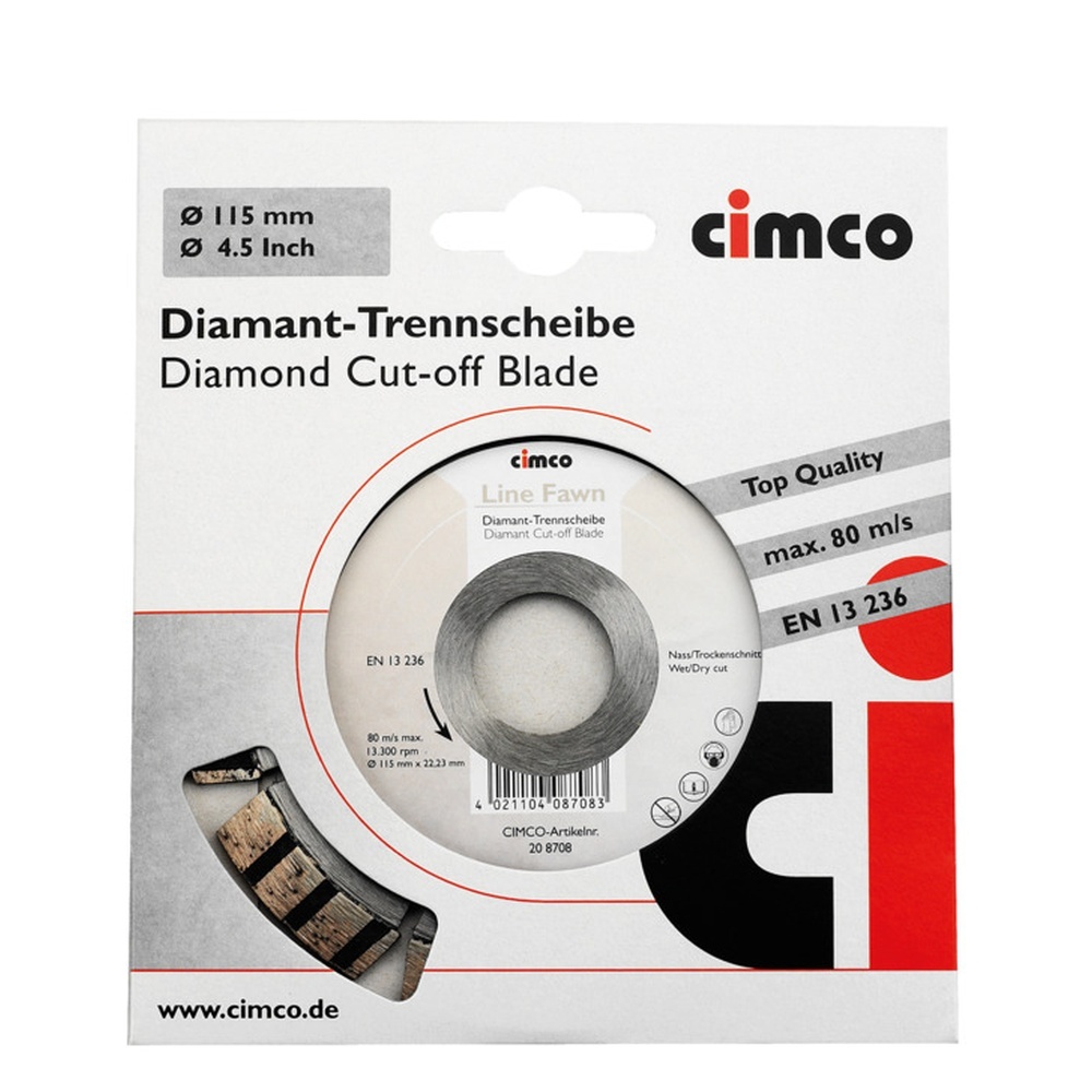 Cimco Diamant Trennscheiben 208714