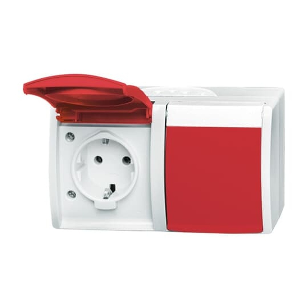 Busch-Jaeger SCHUKO Steckdose 20/2 EW/DVN-54 Nr. 2CKA002084A0713