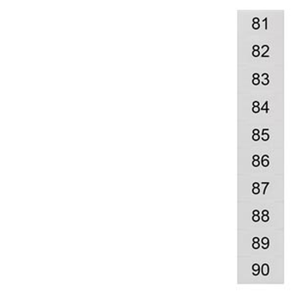 Siemens Bezeichnungsschild 8WH8140-3AB85