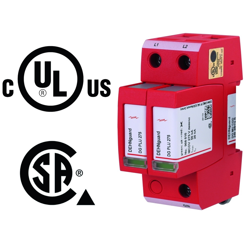 Dehn + Söhne Überspannungsableiter 908208 Typ DG MU CGD 240 3W+G R