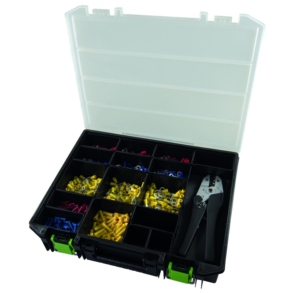 Haupa Kunststoffkoffer Quetschkabelschuhe 260765